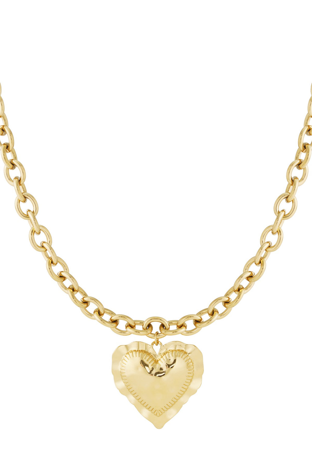 Embrace heart necklace