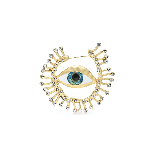 Blue Eye Brooches.