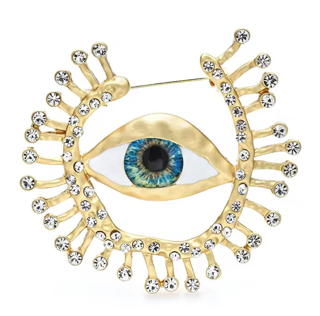 Blue Eye Brooches.