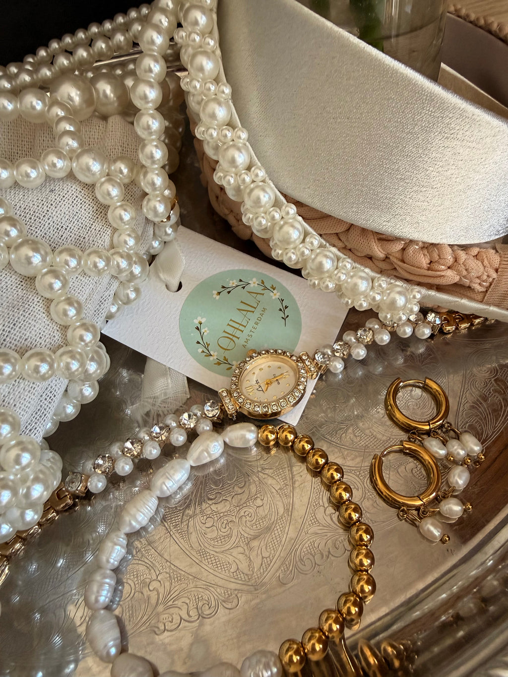 Pearls Decor Earring