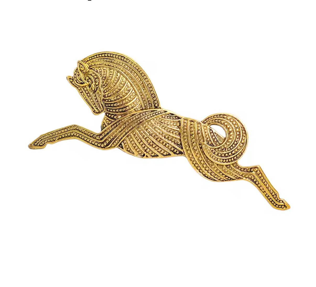 Vintage  Metal Horse Brooches