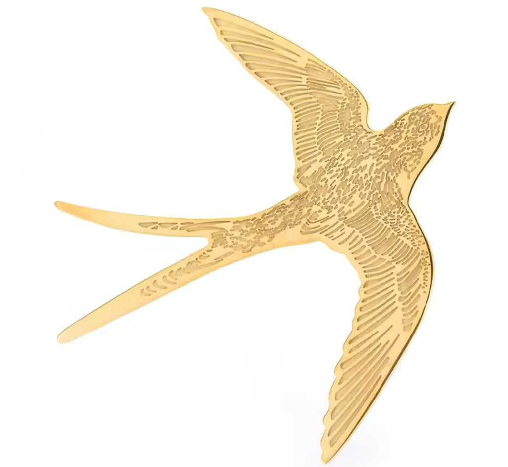 Drawing Swallow Brooches