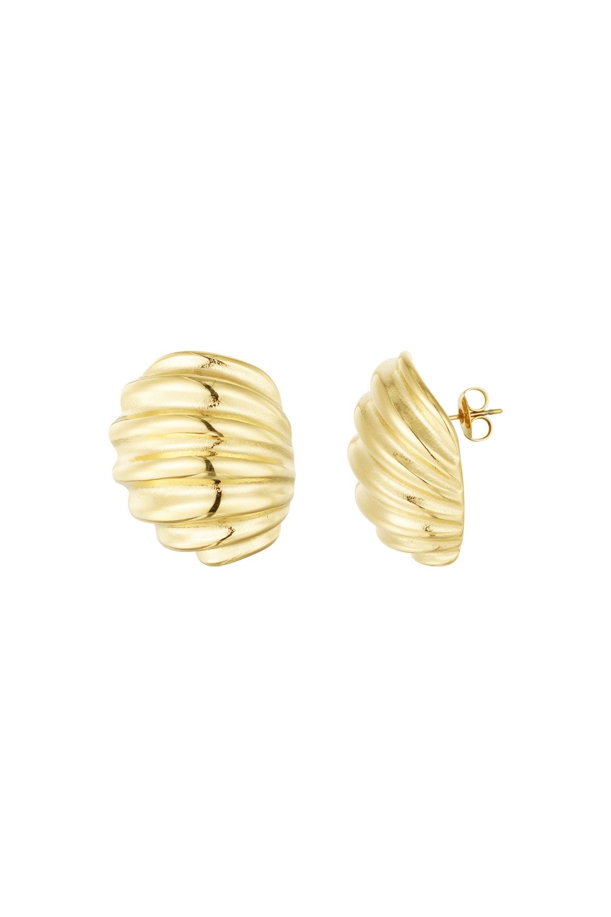 Earring ribbed basis