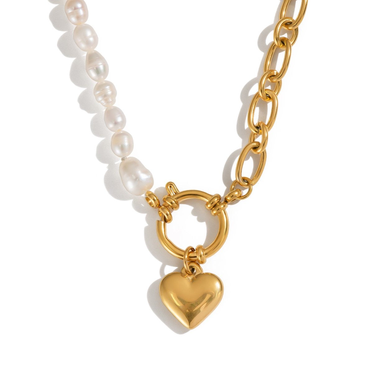 Necklace Pearls Love