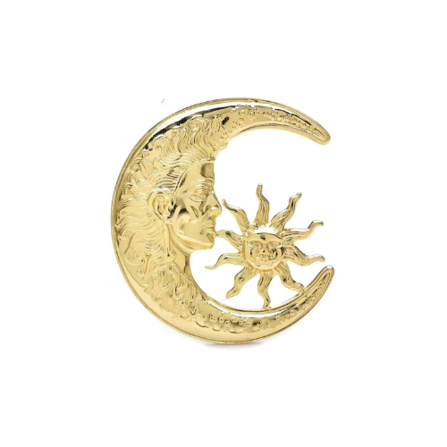 Sun And Moon Brooches