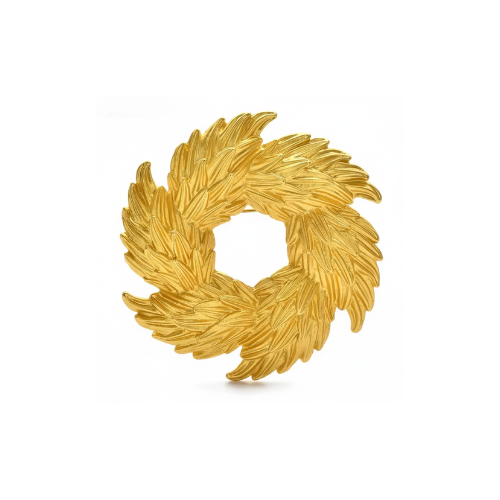 Wreath flower Brooches